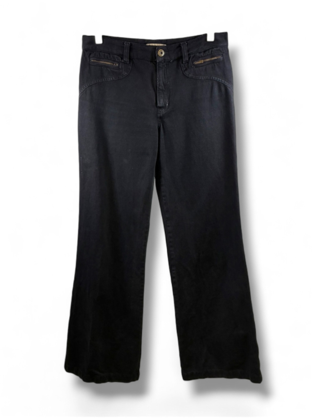 See by Chloe Wide Leg Jeans in Black Size 8